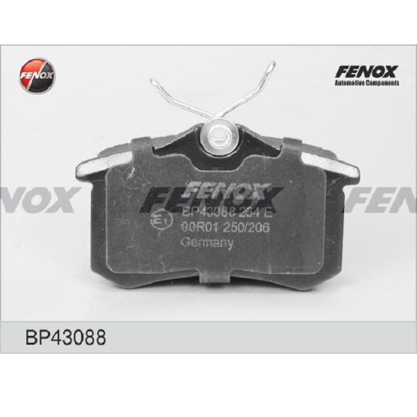 Колодки торм. зад. FENOX BP43088 AUDI A4 00-09, Peugeot 405 88-96, Megane I-II
