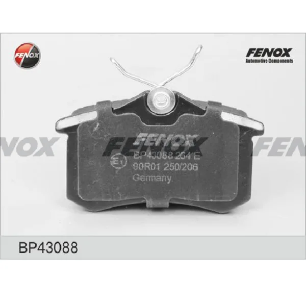 Колодки торм. зад. FENOX BP43088 AUDI A4 00-09, Peugeot 405 88-96, Megane I-II