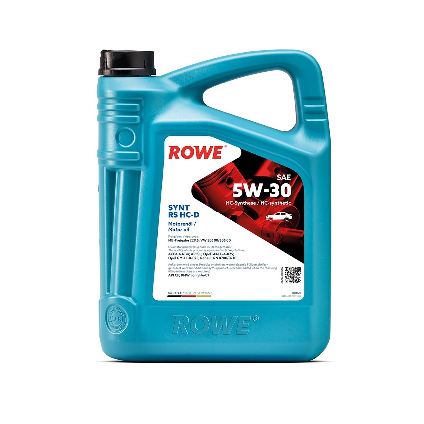 Масло моторное ROWE Hightec SYNT RS HC-D 5w30 A3/B4 4л