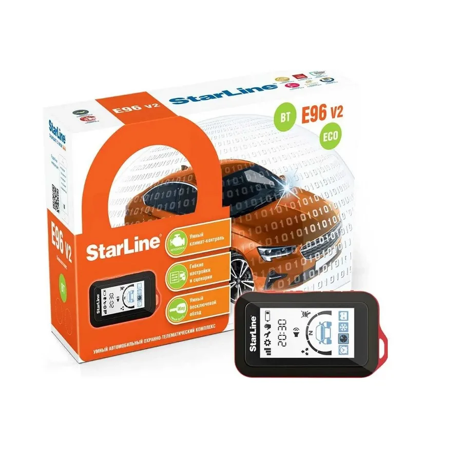 Сигнализация StarLine E96 BT GSM ECO 2CAN+4LIN