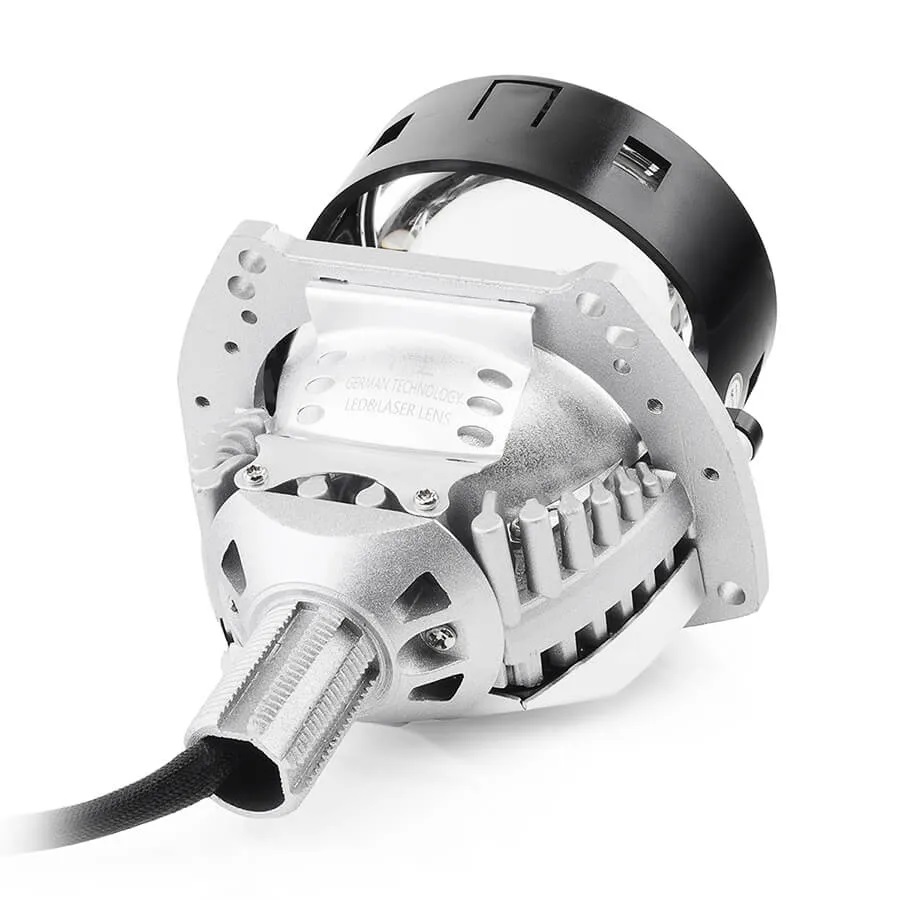 Bi-LED линзы с лазером ElectroKot 12В Y30 5500К съемная ножка 3.0 дюйма 3R 2шт