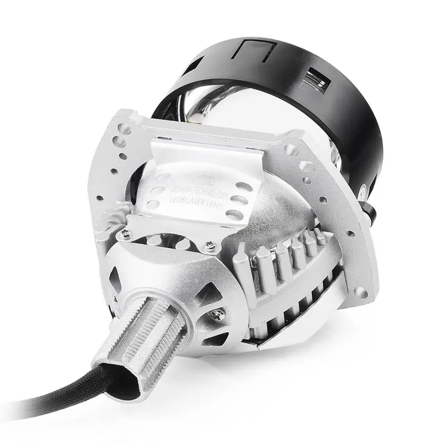 Bi-LED линзы с лазером ElectroKot 12В Y30 5500К съемная ножка 3.0 дюйма 3R 2шт