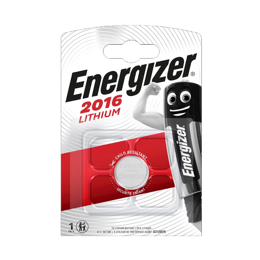 Батарейка ENERGIZER Lithium CR 2016 FSB1 (уп-1шт) Е301021802