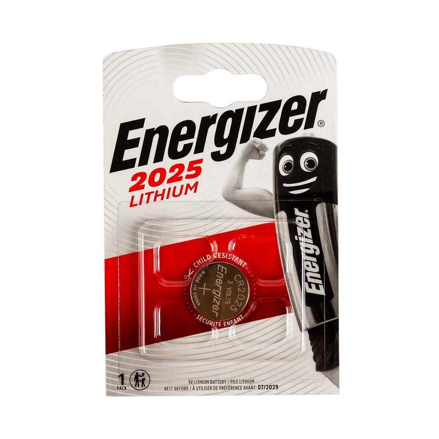 Батарейка ENERGIZER Lithium CR 2025 FSB1 (уп-1шт) Е301021602