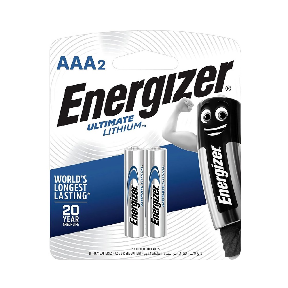 Батарейка ENERGIZER Ultimate Lithium FSB2 тип AAA (уп-2шт) Е301535601