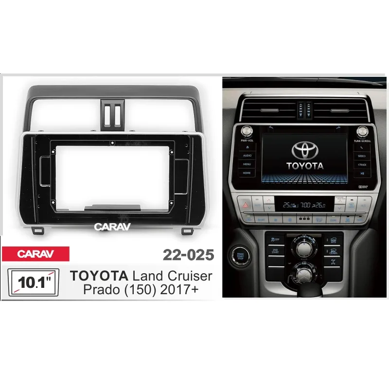 Рамка 10" CARAV 22-025 TOYOTA  Land Cruiser Prado 2017+ [150]