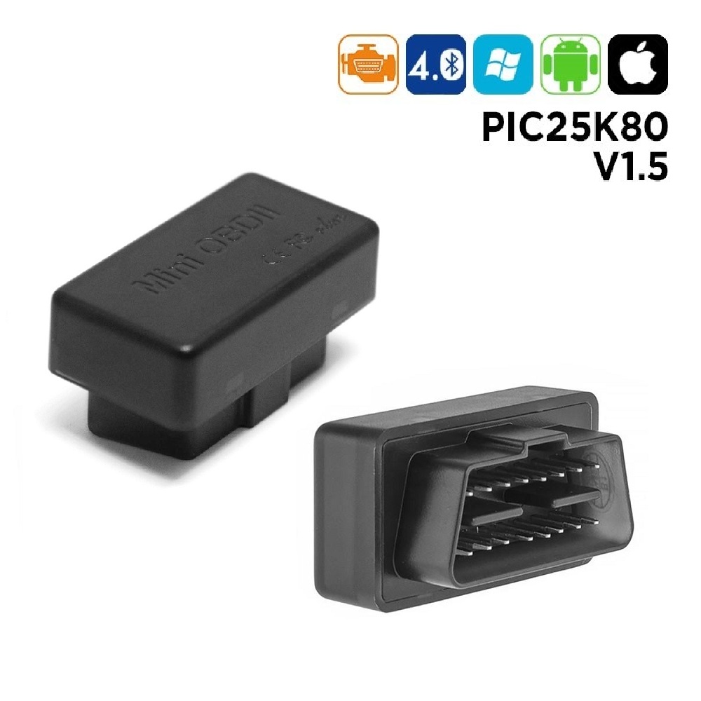 Диагностический адаптер ELM327 bluetooth 4.0 mini 1.5 чип PIC18F25K80