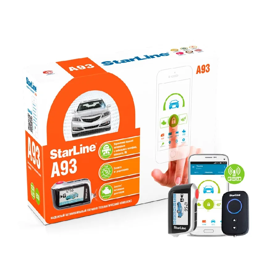 Сигнализация StarLine A93 2CAN+2LIN (LTE) ECO