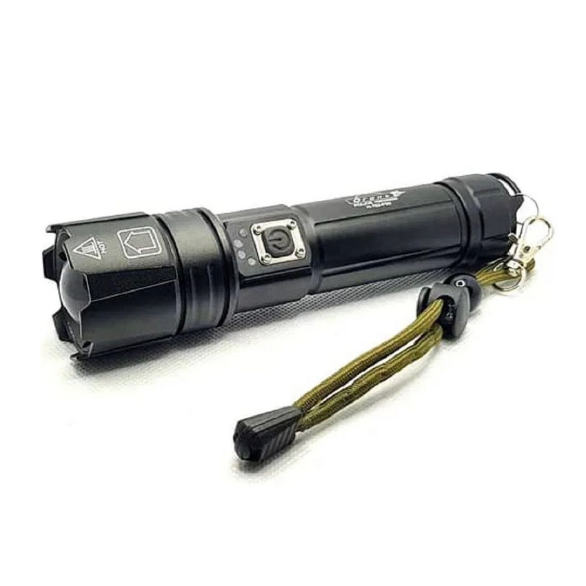Фонарик zoom (Type-c USB) H-3057-PM30-TG