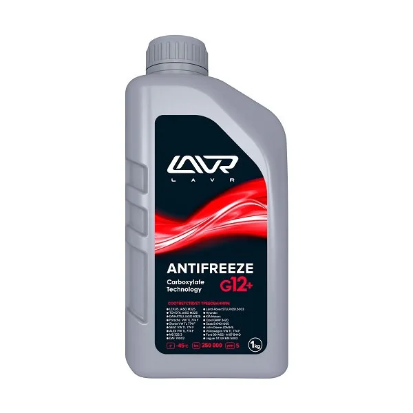Антифриз LAVR G-12+ (красн.) 1 кг. уп-8 111709