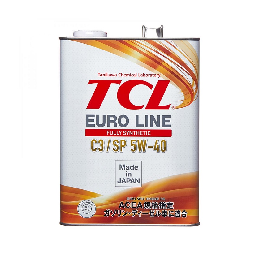 Масло моторное TCL Euro Line, SP ACEA C3, 5W40, 4л E0040540C3
