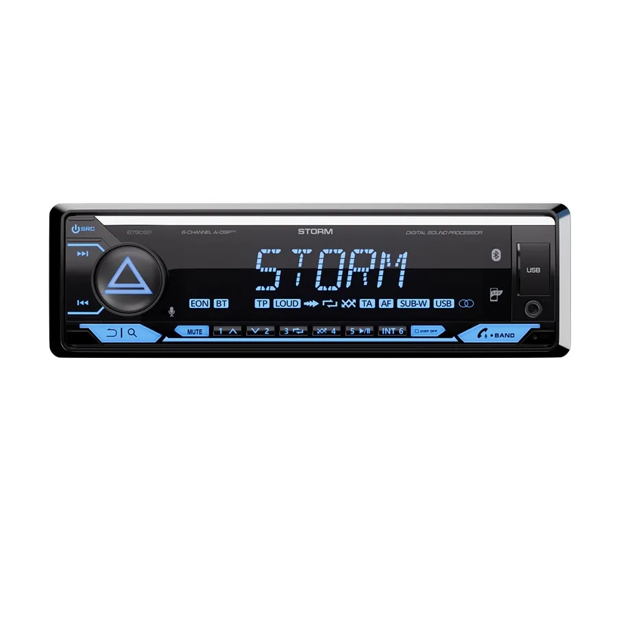 А/м AURA STORM-679DSP 6RCA,D-SWC,USB,BT 4x51W