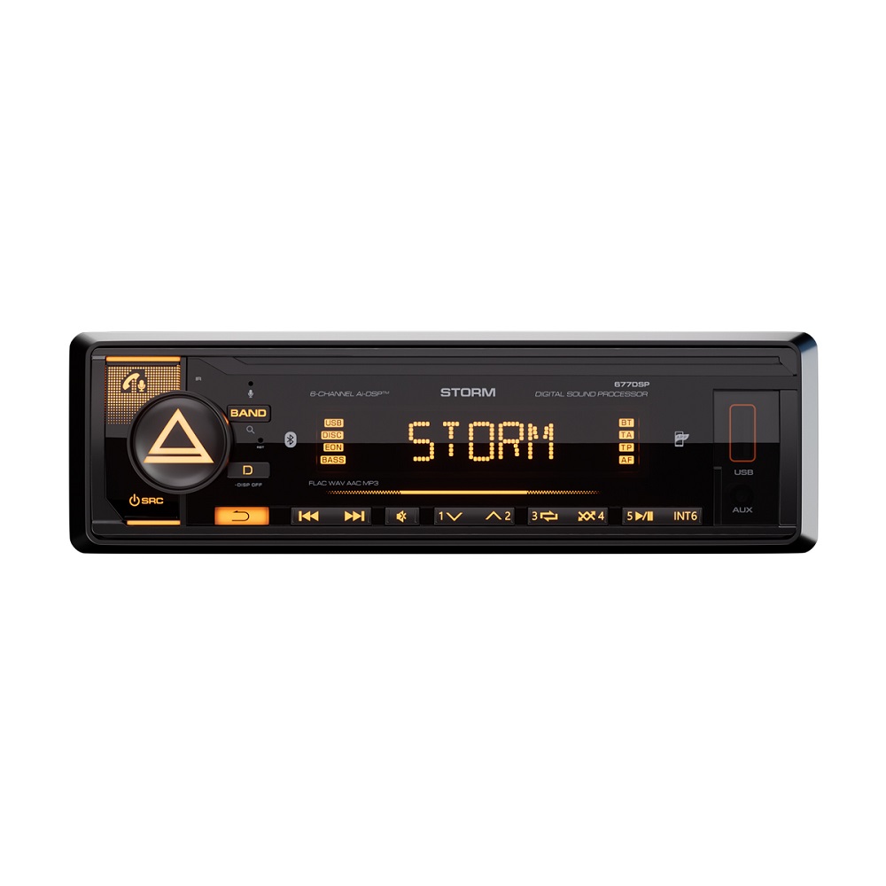 А/м AURA STORM-677DSP 6RCA,D-SWC,USB,BT 4x51W