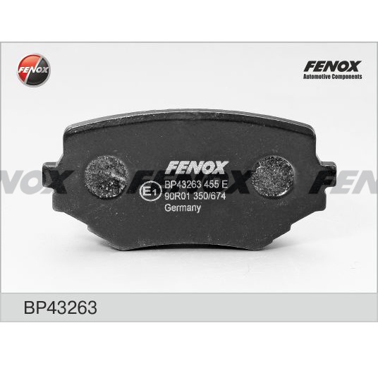 Колодки торм. перед. FENOX BP43263 Suzuki Grand Vitara