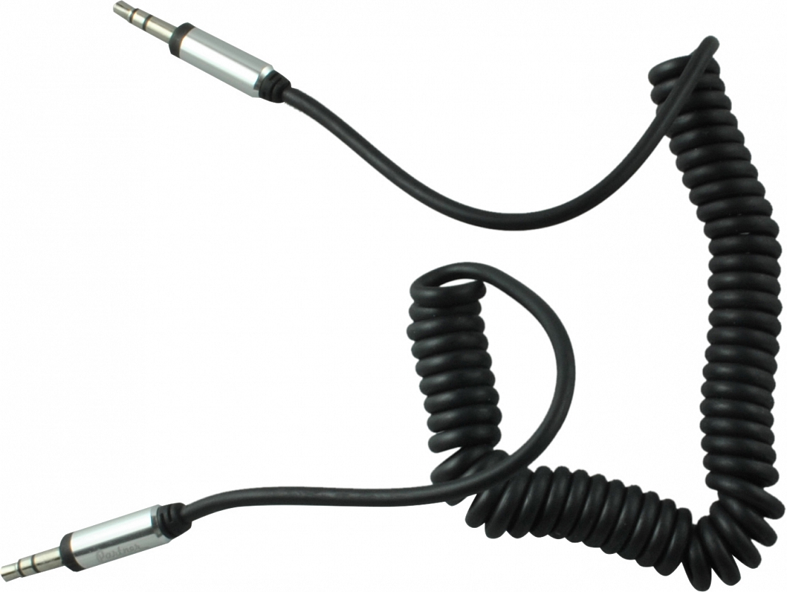 Провод 3.5 jack-jack (AUX) витой, цветной 1,5м
