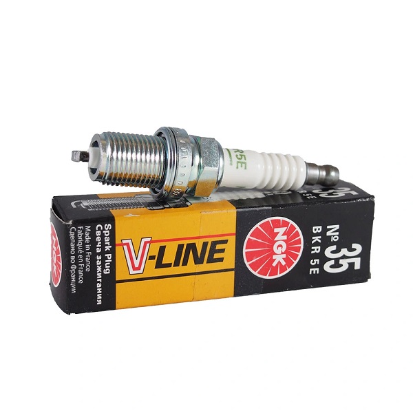 Свечи NGK V-line №35 1667 405, 409дв. ЕВРО3, KIA, MAZDA, NISSAN (BKR5E)