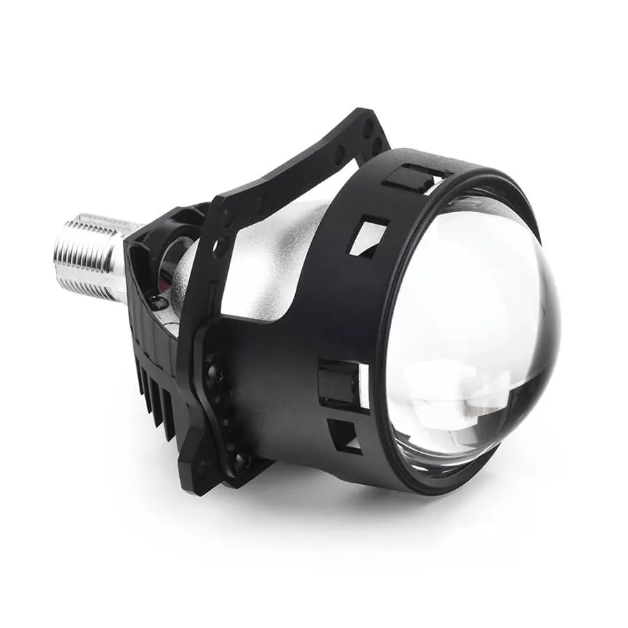 Bi-LED линзы для авто ElectroKot 12В R30 5500К съемный крепеж гайка 3.0 дюйма 3R 2шт