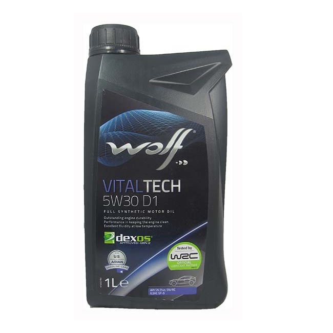 Масло моторное WOLF VITALTECH 5w30 D1, ILSAC GF-5 1л