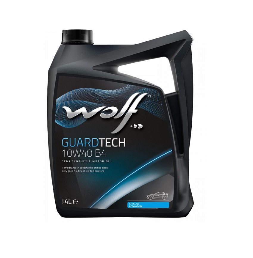 Масло моторное WOLF GUARDTECH 10w40 A3/B4 4л