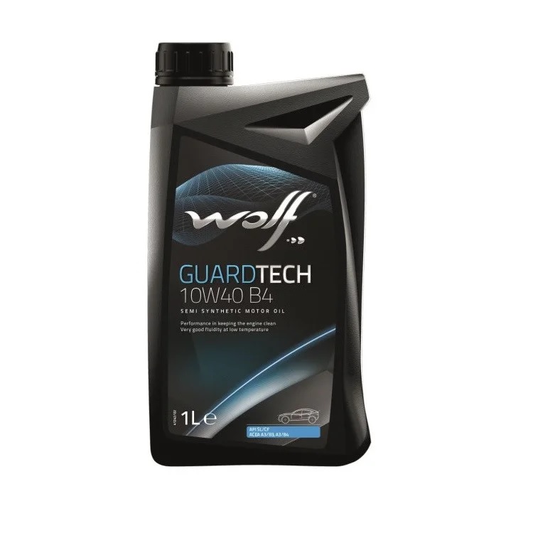 Масло моторное WOLF GUARDTECH 10w40 A3/B4 1л