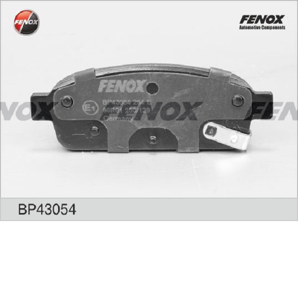 Колодки торм. зад. FENOX BP43054 Cruze, Opel Astra J, Zafira