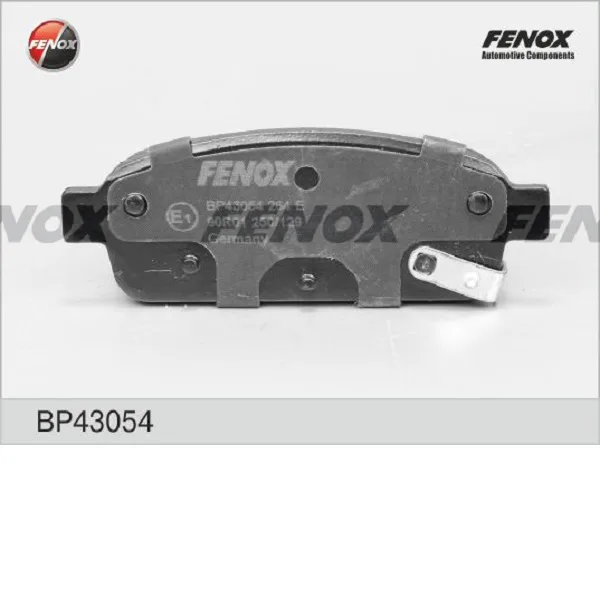 Колодки торм. зад. FENOX BP43054 Cruze, Opel Astra J, Zafira