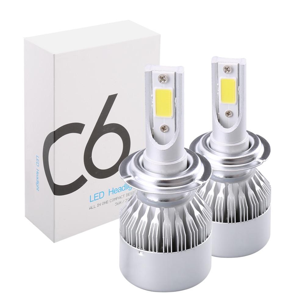 Лампа диодная C9 12-24V H7 6000lm К-т