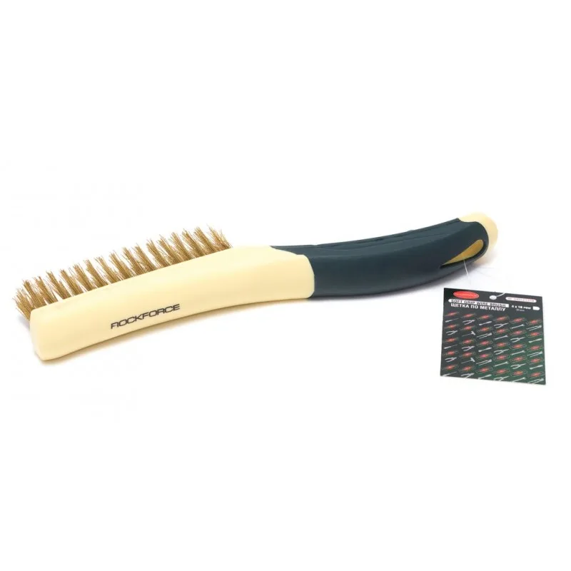 Rock Force RF-340121318 Щетка по металлу с пластмас. ручкой
