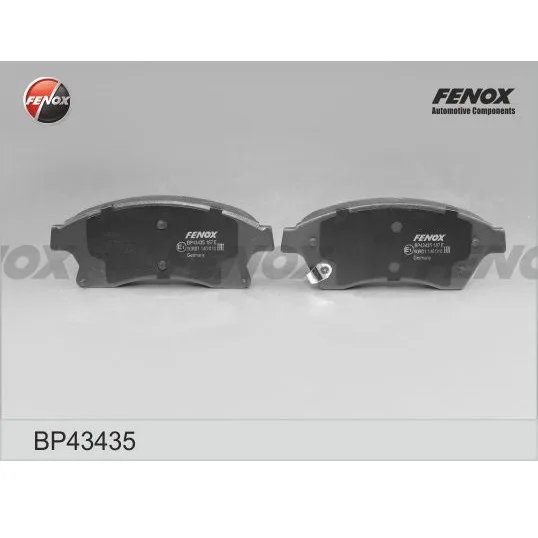 Колодки торм. перед. FENOX BP43435 Chevrolet Cruze 1.4-2.0 . Opel Astra.