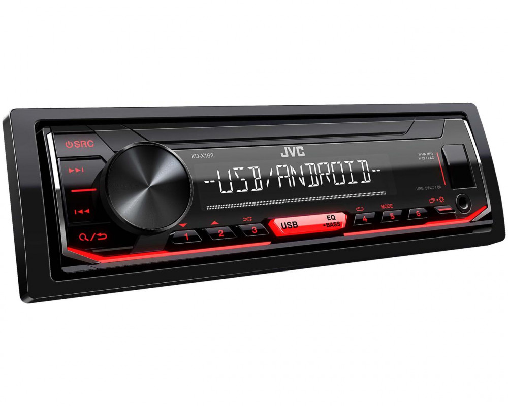 А/м JVC KD-X162 USB red