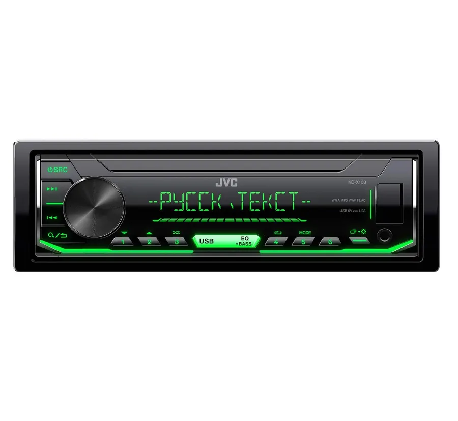 А/м JVC KD-X153 USB green