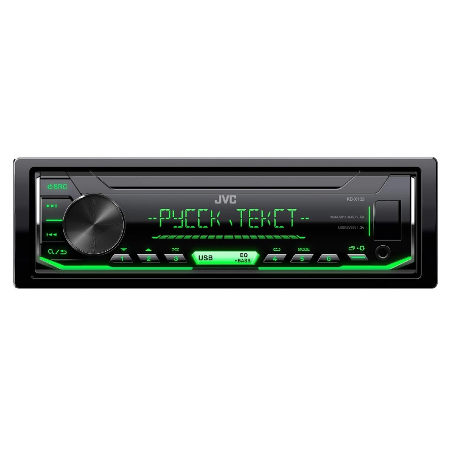 А/м JVC KD-X153 USB green