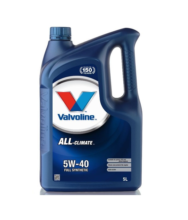 Масло моторное Valvoline ALL Climate Extra 5w40 A3/B4 п/с 5л