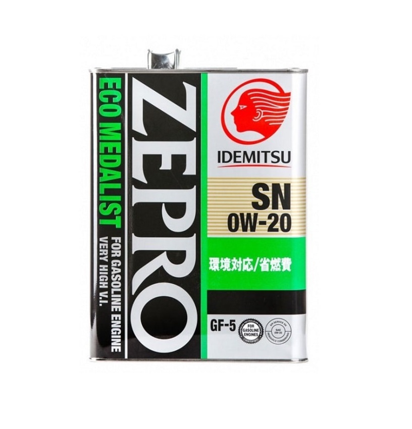 Масло моторное IDEMITSU ZEPRO ECO MEDALIST GF-5 0w20 4л.