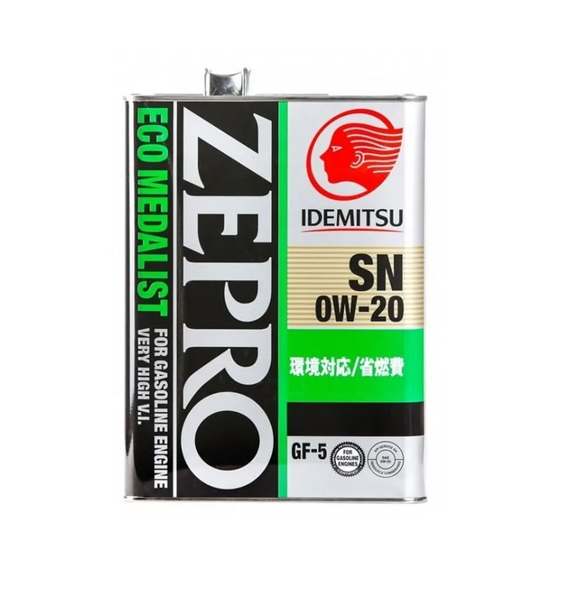 Масло моторное IDEMITSU ZEPRO ECO MEDALIST GF-5 0w20 4л.