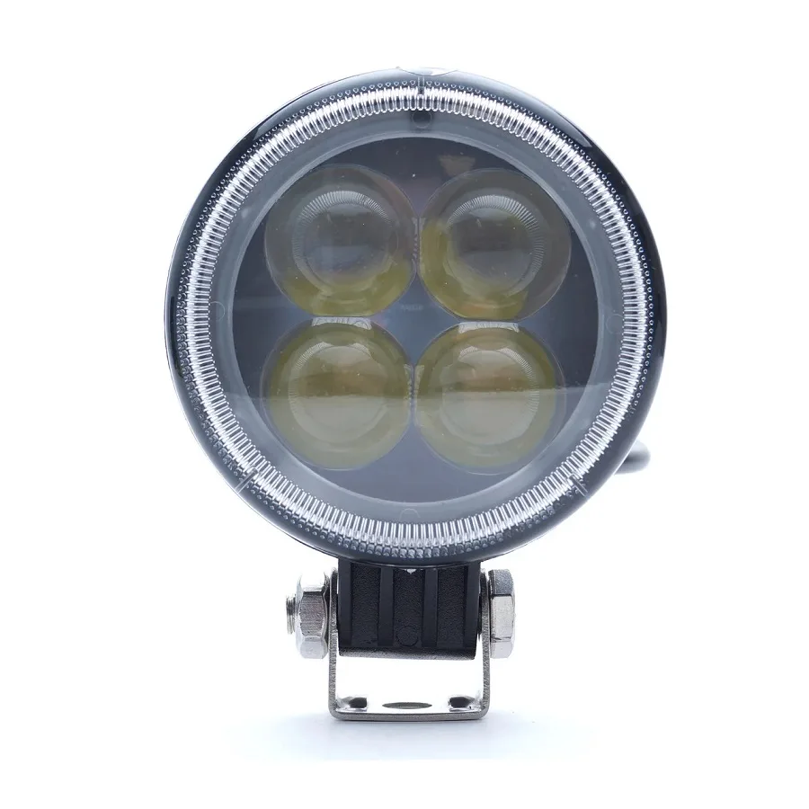 Фара противотуманная диодная точечного дальнего света Spotlight 4 Epistar 4D 12W к-т 2шт