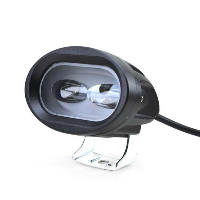 Фара противотуманная диодная дополнительного ближнего света 2 CREE 20W 6D овальная к-т 2шт