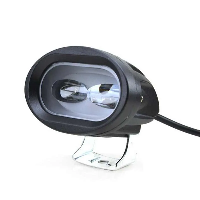 Фара противотуманная диодная дополнительного ближнего света 2 CREE 20W 6D овальная к-т 2шт