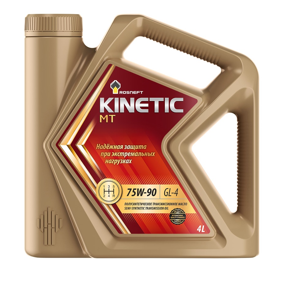 Масло транс. РОСНЕФТЬ Kinetic MT GL-4 75w90 п/с 4л