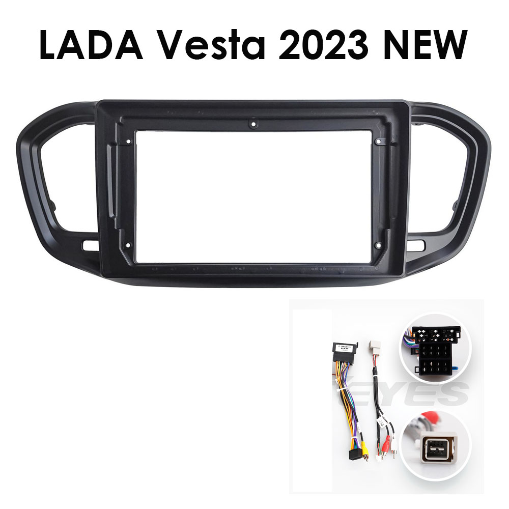 Установочный к-т для штатной а/м 9" LADA Vesta 2023 NEW + проводка без CAN
