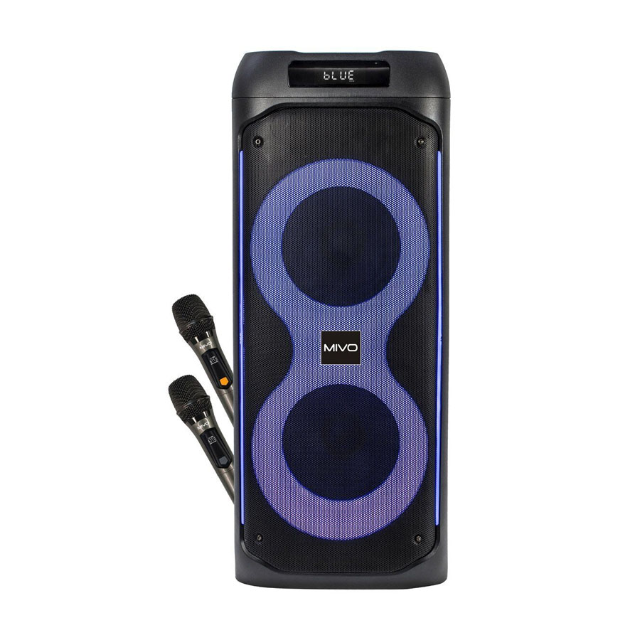 Напольная беспроводная колонка Mivo MD-660 500Вт караоке/FM/Bluetooth/USB/SD/AUX/встроенный акб