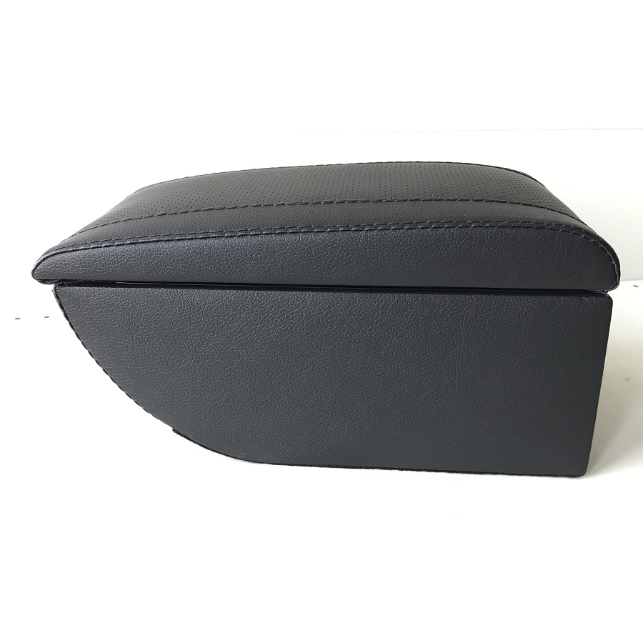 Подлокотник кожаный Chevrolet Lachetti (черный, ПЕРФОРАЦИЯ)