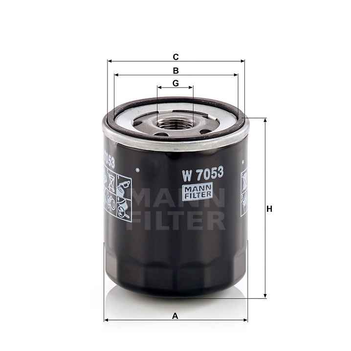 Ф. маслен. MANN W7053
