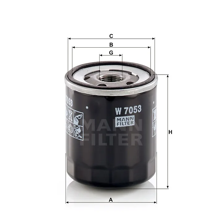 Ф. маслен. MANN W7053