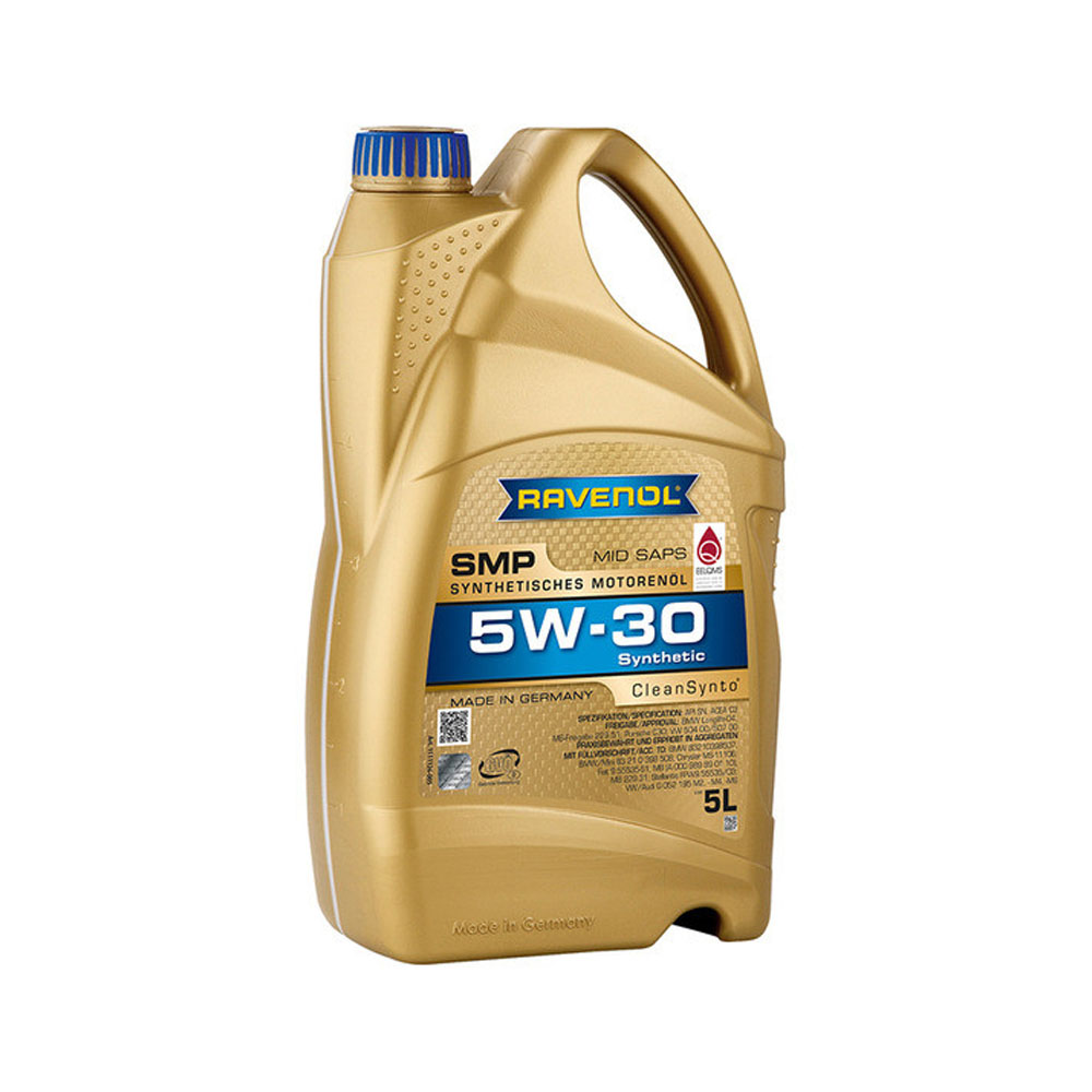 Масло моторное RAVENOL SMP 5w-30 SN,C3,VW504/507 синт. 5л