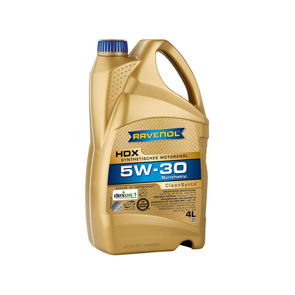 Масло моторное RAVENOL HDX 5w-30 GF-6A синт. 4л