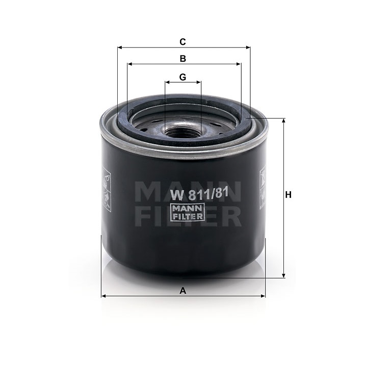 Ф. маслен. MANN W811/81