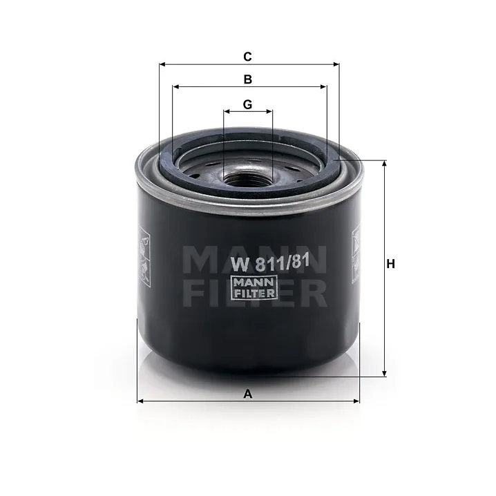 Ф. маслен. MANN W811/81