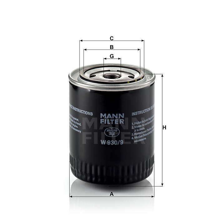 Ф. маслен. MANN W930/9