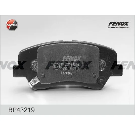 Колодки торм. перед. FENOX BP43219 Hyundai Elantra III , I30. Kia Ceed 2010-